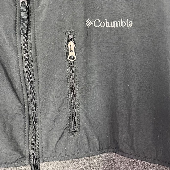🚫|•COLUMBIA•| Men's Fleece Full Zip Jacket Size Large - Picture 4 of 9